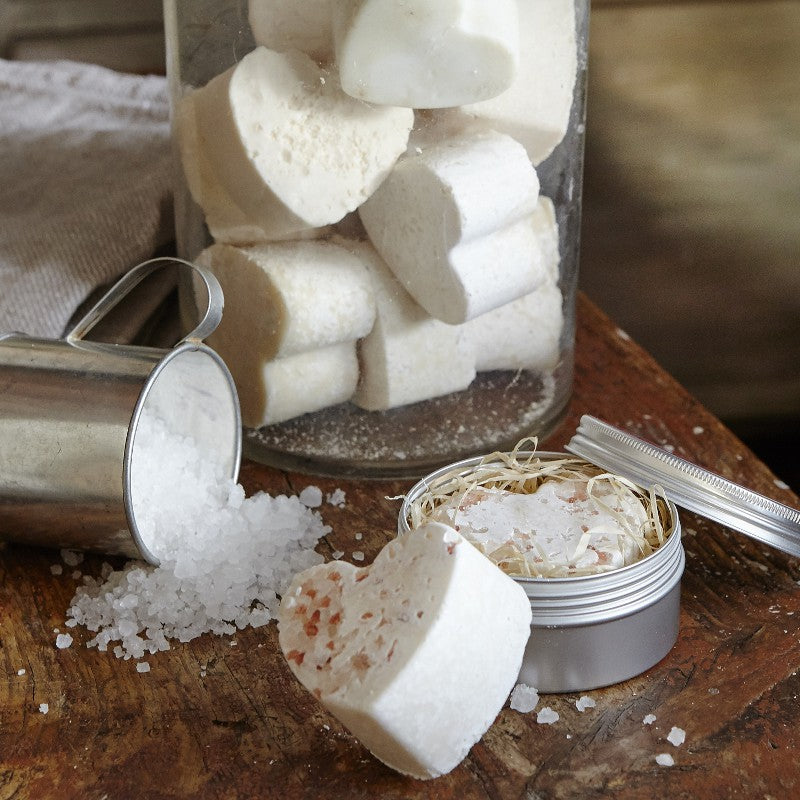 CAMELINA SALT SOAP 120 g METAL OR CARDBOARD BOX