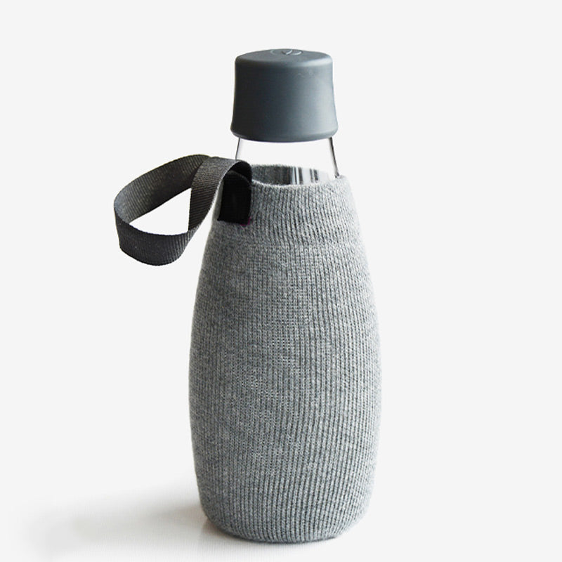 Drink bottle protective bag 0.5l grey
