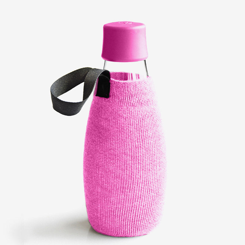 Drink bottle protective bag 0.5l pink