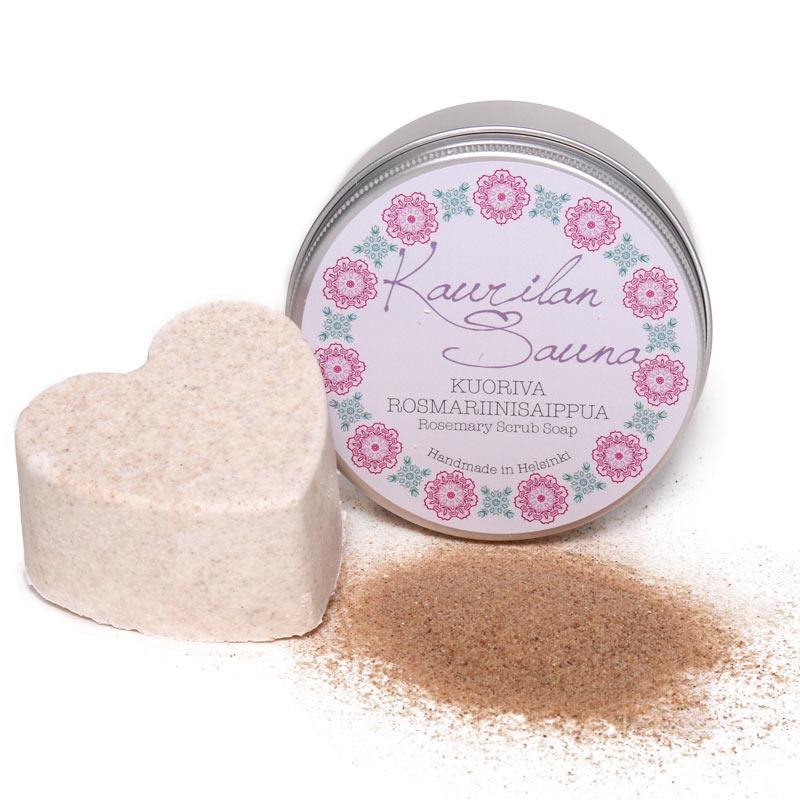 Kuoriva Rosmariinisaippua 110 g METALLI- TAI PAHVIRASIASSA