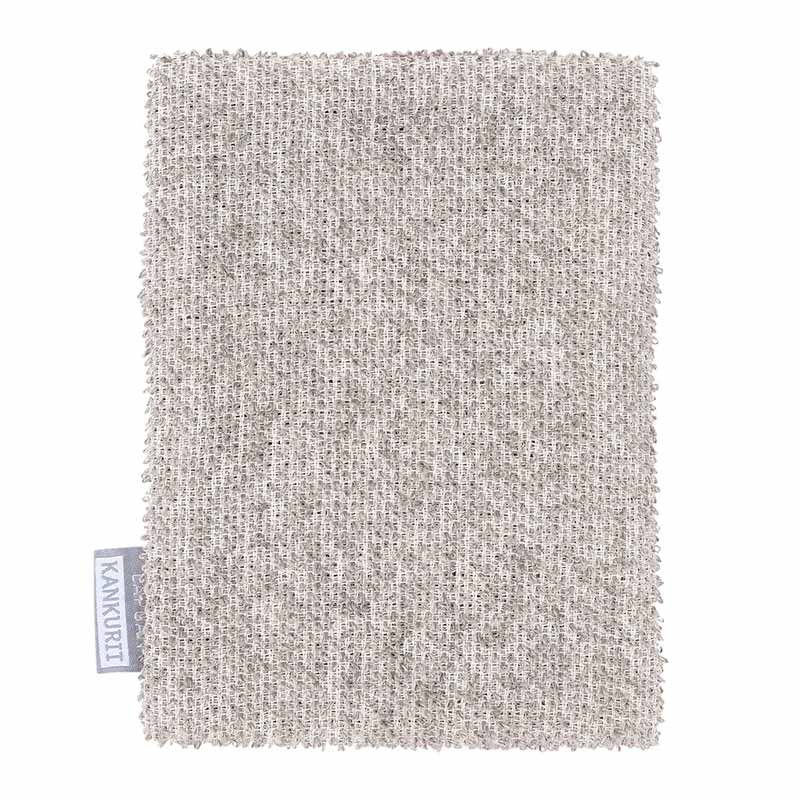 Linen terry soap dish, stone 