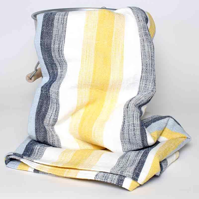 Kotimainen raitapyyhe / laudeliina 160 x 60 cm USEITA VÄREJÄ