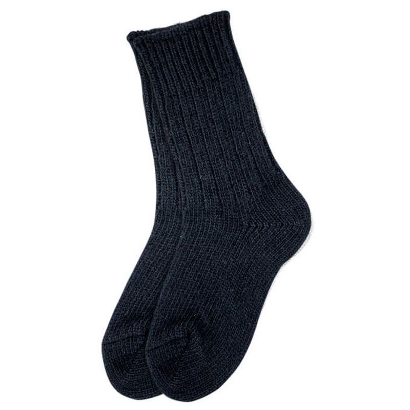 Finnish wool socks, midnight black
