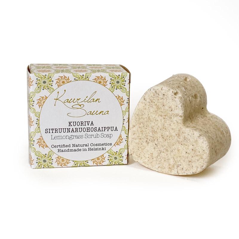 Kuoriva Sitruunaruohosaippua 110 g METALLI- TAI PAHVIRASIASSA