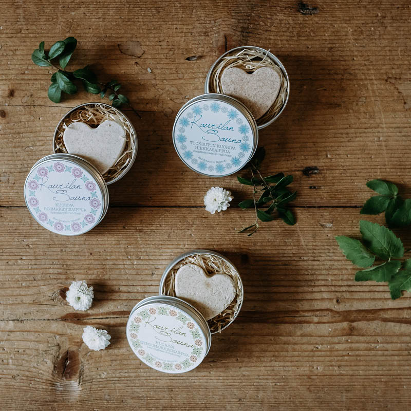 Kuoriva Sitruunaruohosaippua 110 g METALLI- TAI PAHVIRASIASSA