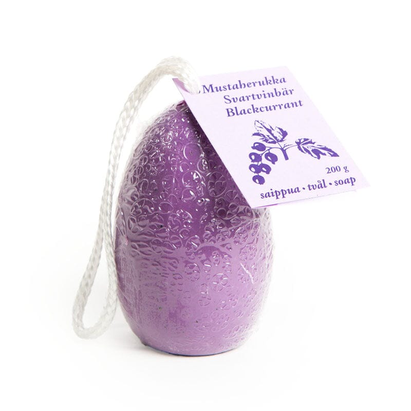 Blackcurrant soap with string 200g 