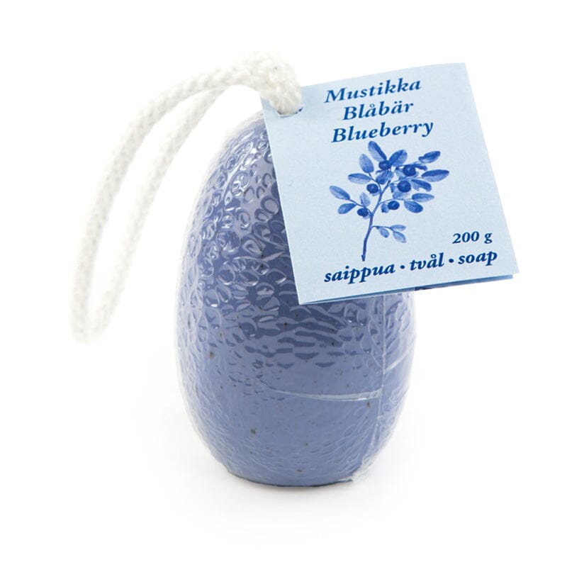 Blueberry soap with string 200g 