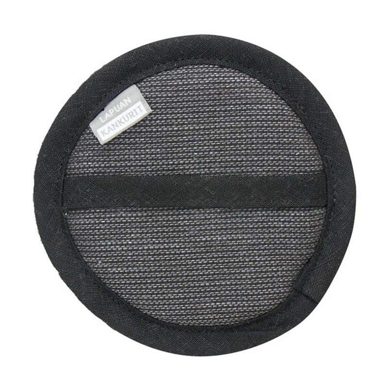 Onni, round washer black-graphite 