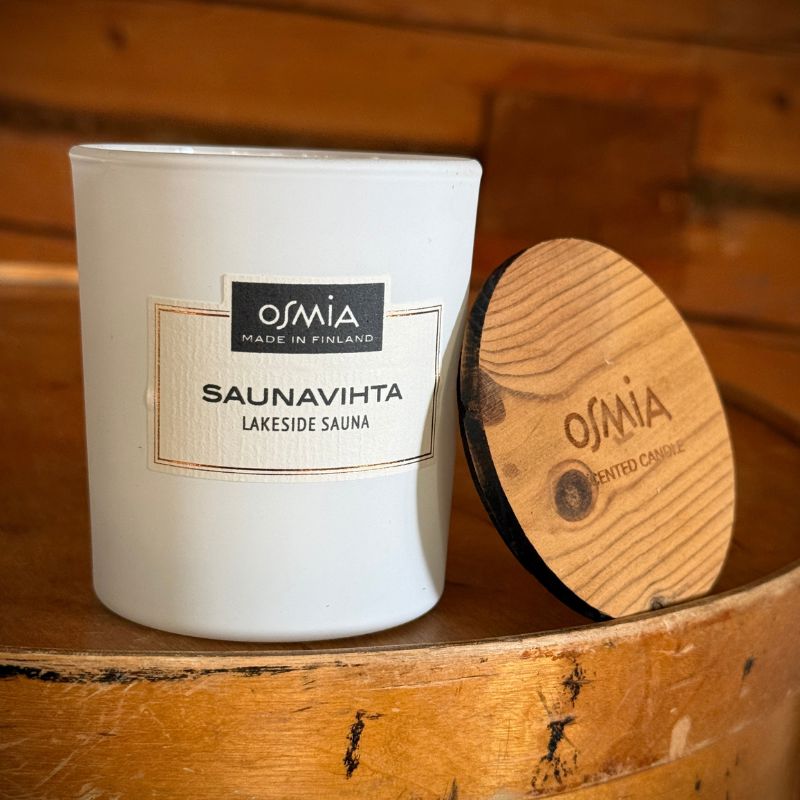 Osmia Tuoksukynttilä - Saunavihta - 150g