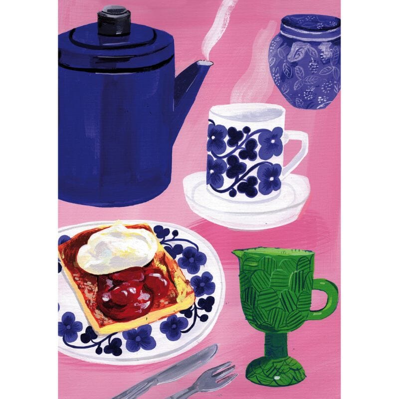 Pannukakku postikortti