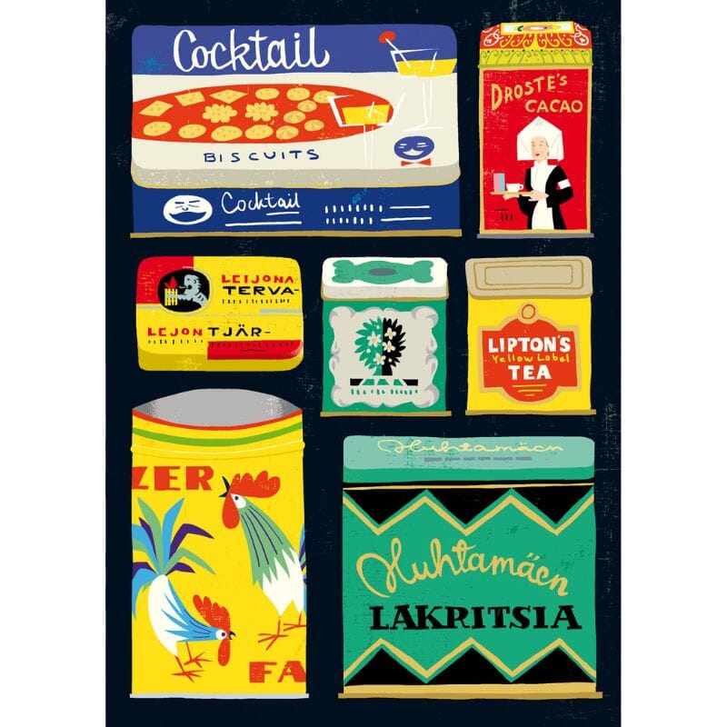 Peltipurkit postikortti