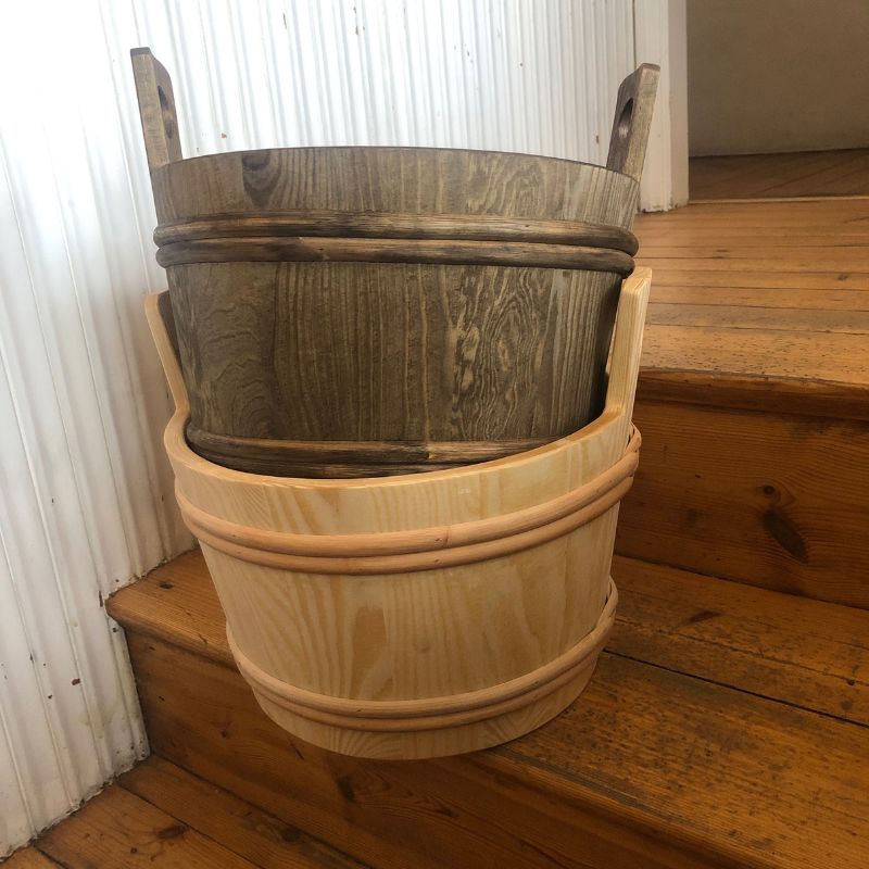 Wooden bucket 12 liters