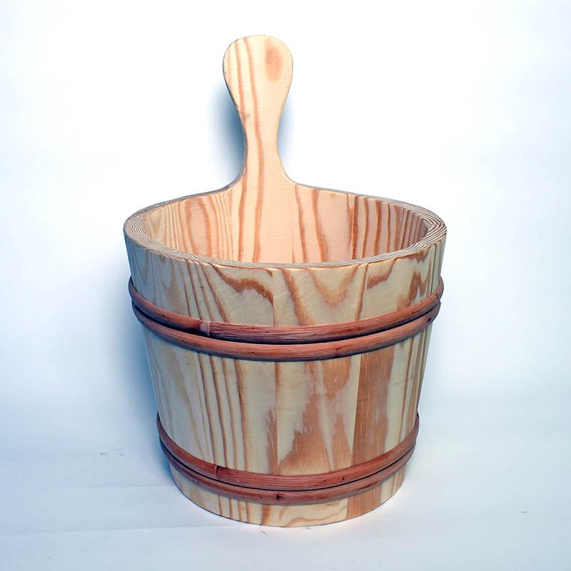 Wooden bucket 7 l