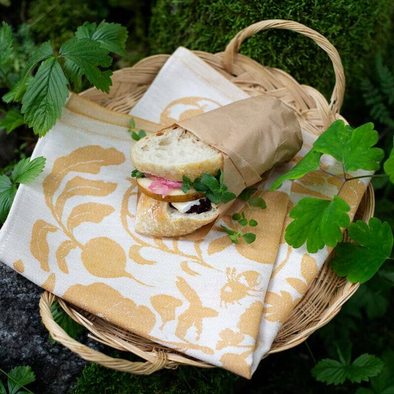 Garden small towel/napkin 46 x 46 cm 