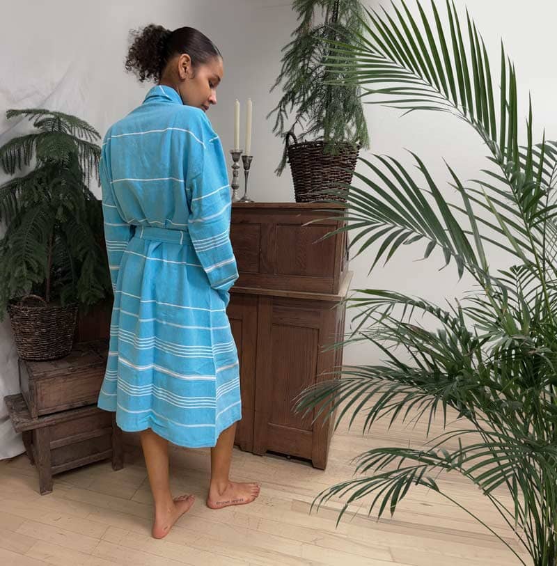 Roosa hamam bathrobe Aalto