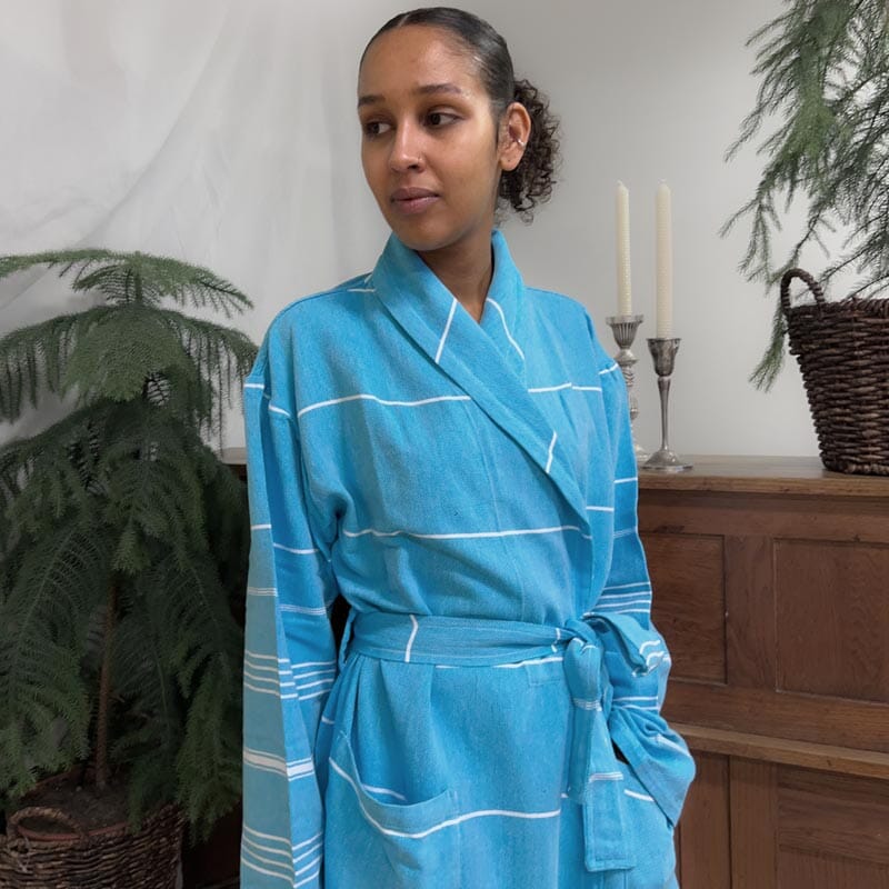 Roosa hamam bathrobe Aalto