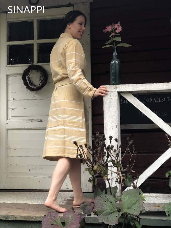 Roosan Hamam Bathrobe Yellow