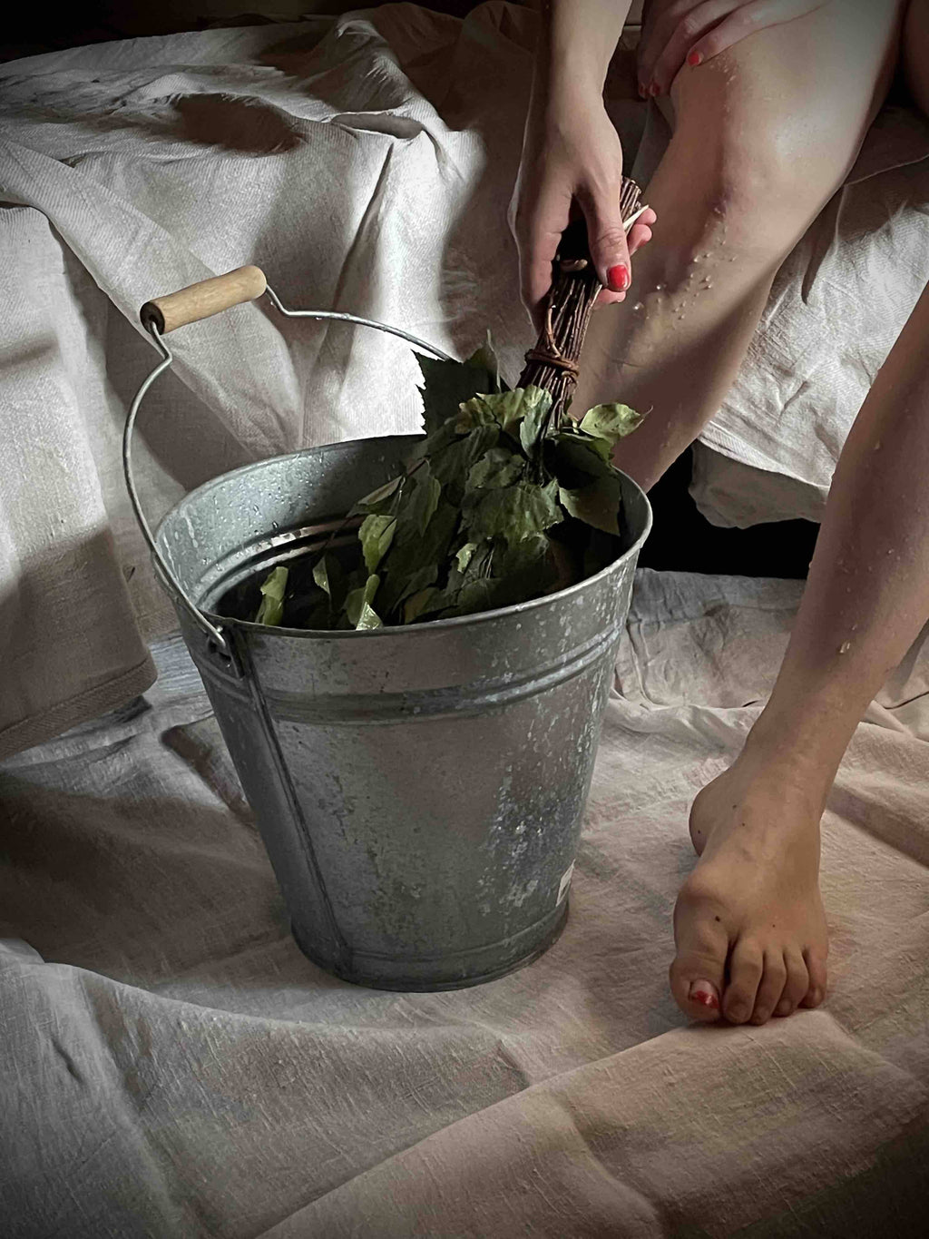 Saunavihta tuorepakaste- MYYNNISSÄ VAIN MUNKKINIEMEN MYYMÄLÄSSÄ ( tästä syystä verkkokaupan saldo 0)