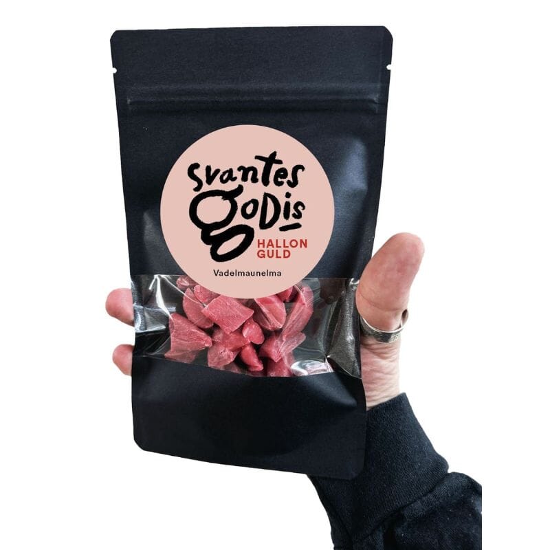 Svantes Godis Hallon Guld handmade raspberry dream candy 100g
