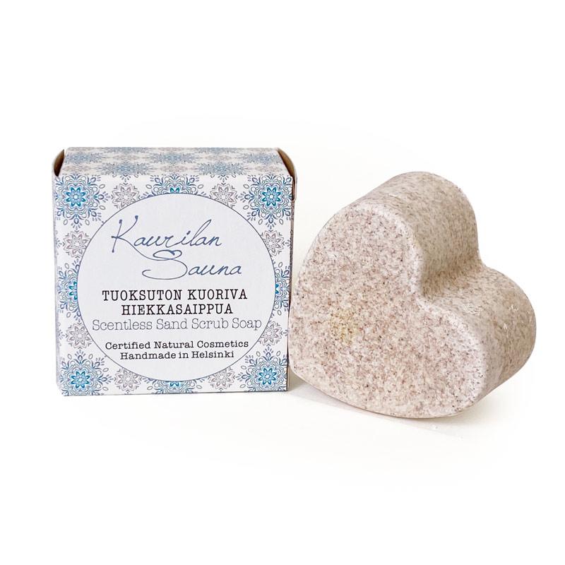 Tuoksuton Kuoriva Hiekkasaippua 110 g METALLI- TAI PAHVIRASIASSA