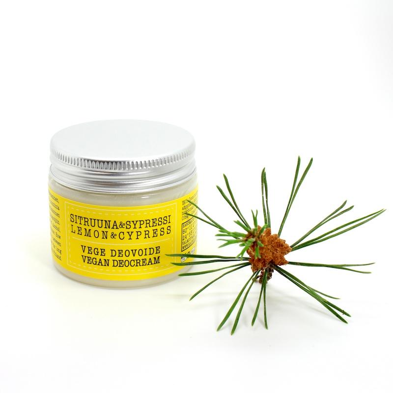 Vegaaninen Sitruuna & Sypressi Deovoide 50ml