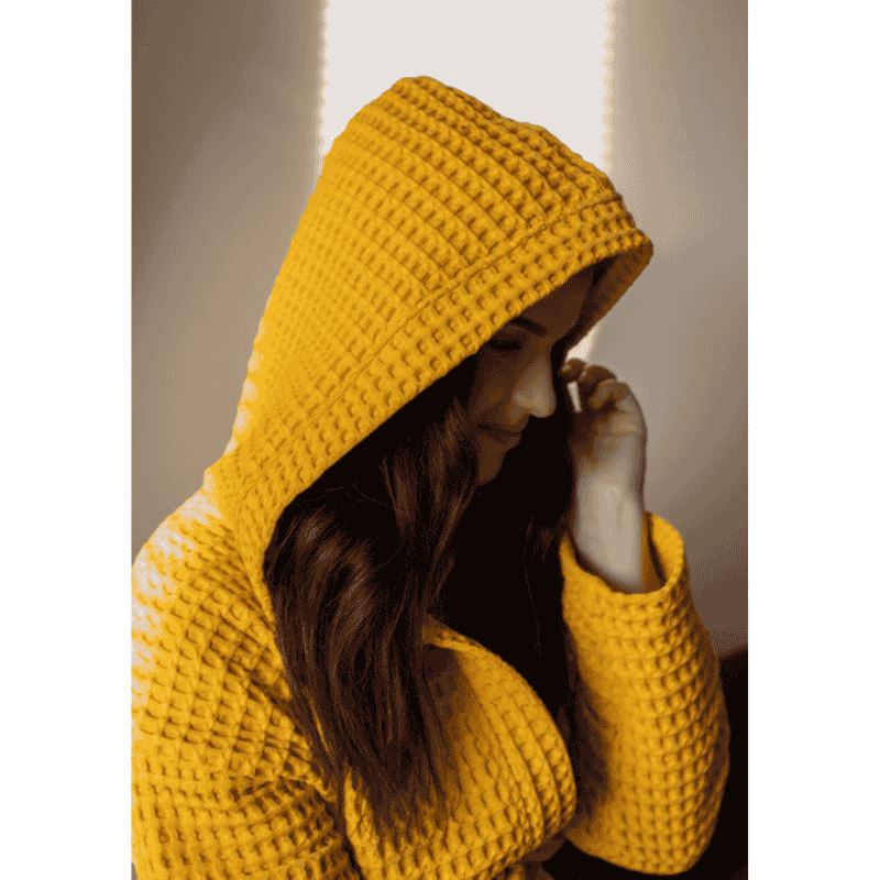 Waffle bathrobe